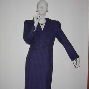 CLASSIC & STUNNING GALANOS VINTAGE COAT DRESS